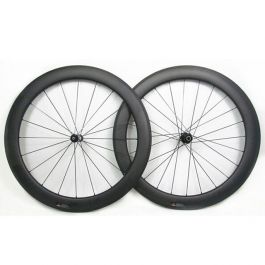 700C 50mm Tubular Clincher Carbon Bicycle Racing Road Wheelset DT 350s ...