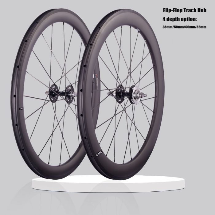 50mmカーボンリム　24h GROWTAC ( グロータック ) リム EQUAL カーボンリム DISC 700C