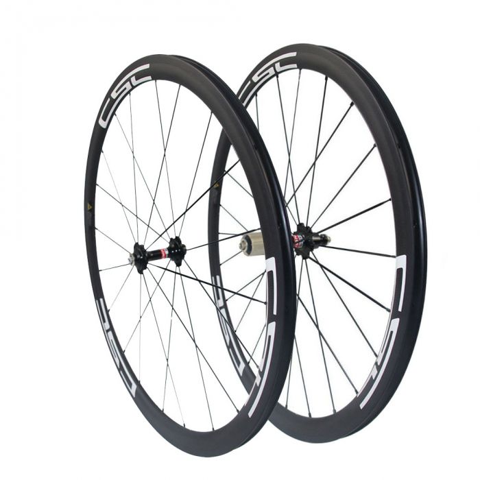 25mm Width U Shape 38mm clincher carbon bike rim 700C carbon fibre rimset 