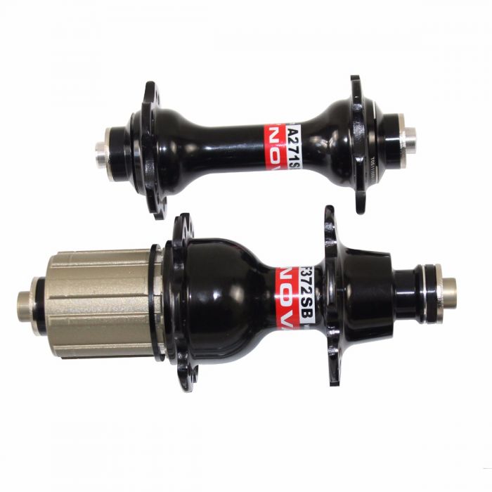 Novatec A271SB F372SB F472SB road bike hub 20 24 holes black red colour free quick release Shimano Campagnolo 11s cassette body
