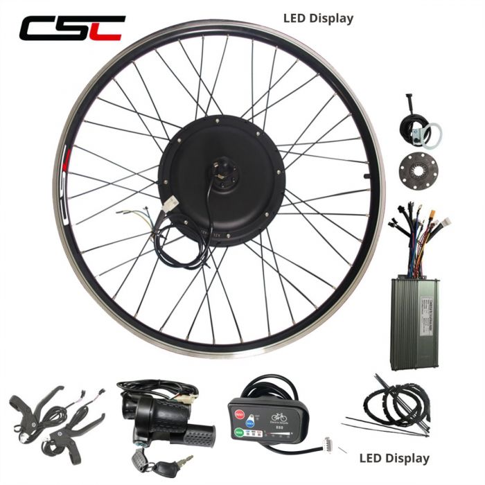 26 Inch Front Wheel 36V Electric Bicycle E-bike Conversion Kit Cycling Motor NEW 
