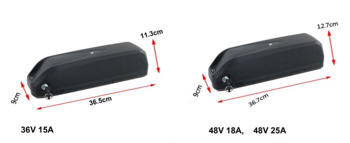 eBike Battery Pack Electric e Bike 36V 48V 52V Battery 18Ah 24Ah