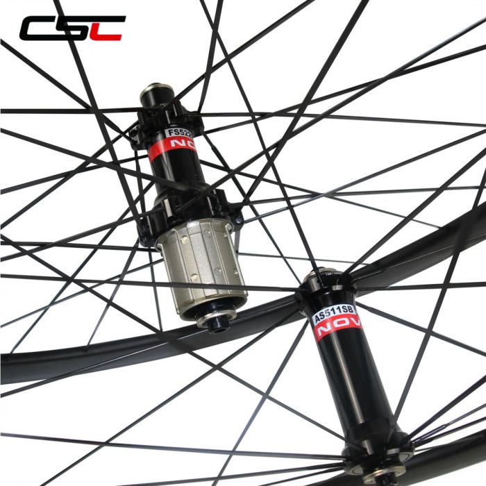 Details about / 38mm Carbon Wheels Aluminum Alloy Brake Straight Pull AS511SB Hub Road Wheelset