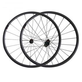 1110g only 700C 24mm Tubular Carbon Road Bike Wheels DT240 hub Sapim spokes 