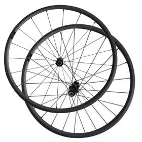 23mm Rim Width 24mm Clincher Carbon Road Bike Wheels DT240 hub Sapim spokes 