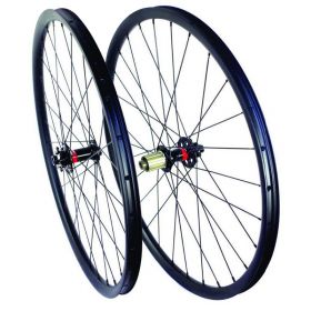 27.5er Carbon MTB Wheels 650B Mountain Bicycle wheelset 27mm width Hookless 15x100 TA or QR or 15X110 Boost Option 1360g