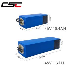 Poland Stock eBike Battery Pack Electric bicylce battery 36V 10.4 48V 13Ah   for Bicycle Motor Kit XT60 Port