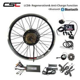 36V Electric Bike Conversion Kit 250W 350W 500W Hub Motor Set 20 24 26 27.5 28 29 inch 700C Bicycle Motor Hub Wheel Bluetooth