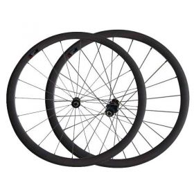 700C 23mm/25mm Width 38mm Tubular Clincher Carbon Road Bike Wheels DT240 hub 