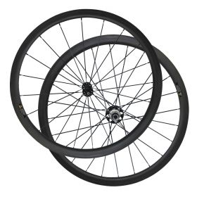 CSC Chinese Straight Pull R51 Hub 38mm Tubular Clincher Carbon Bicycle Road Wheels 2:1 Pattern