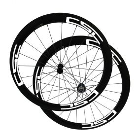 No outer hole SAT Ultra Light 50mm Clincher Carbon Bike Wheels 23mm 25mm Width 