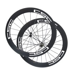 U Shape Novatec AS511SB FS522SB Hub 60mm Tubular Clincher Carbon Bike Wheels 23mm/25mm Rim Width