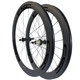 R36 Ceramic Bearing Hub Sapim CX-Ray Spokes 60mm Tubular Clincher Tubeless Carbon Fiber Wheels  