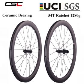30mm depth CSC Ultra Light Bicycle Carbon Wheels 54T Ratchet Hub 35mm 38mm 45mm 50mm Tubeless Center Lock carbon bike wheelset for 700C Gravel Bike Pillar Wing 20 Spoke Sapim cx ray Ceramic bearing