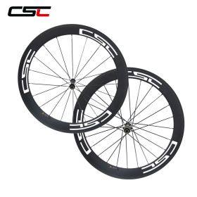 No outer hole SAT  60mm Road Bicycle Hot 700C Carbon Wheels with Straight Pull AS511SB Hub 
