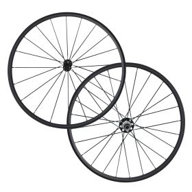 CSC 24mm Tubular Carbon Bicycle Road Wheelset Powerway R51 Hub 2:1 Pattern