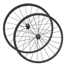 700C 24mm Tubular Carbon Fiber road bike wheels Chinese carbon wheelset