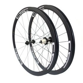 CSC 700C 38mm Clincher Tubular Carbon Bicycle Road Wheelset R13 hub 23mm,25mm Width U Shape