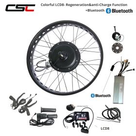 48V Electric Bike Kit Brushless Hub Motor Rear Snow Wheel 20 24 26 inch 750W 1000W 1500W 4.0 Tyre Fat Bicycle Conversion Kit