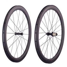 Europe Inventory CSC Carbon bike wheelset 25mm Wide U Shape 38mm 50mm 60mm Tubeless Carbon Bicyle Road Wheels AS511SB FS522SB Straight Pull hub Pillar 1432 Spokes