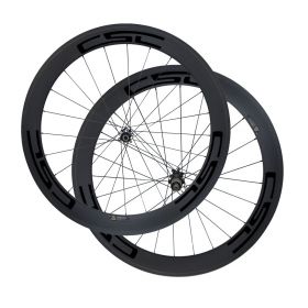 Ultra Light D411SB D412SB Disc Brake 60mm Clincher Tubular Tubeless Carbon Cyclocross Bicycle wheelset Sapim CX-Ray Spokes