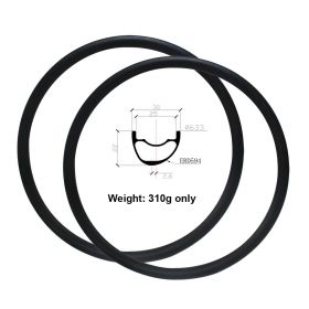 310g only 29inch Carbon MTB Bike asymmetric rim XC Ride 29er 30mm width Hookless Tubeless Mountain offset Rim