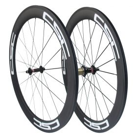 60mm Clincher Tubular Carbon Road Wheelset Novatec A291SB F482SB Hub  