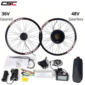 MTX RIM Electric Bike Conversion Kit 20 24 26 27.5 29 Inch 700C eBIKE Conversion Kit 36V 48V  Front Rear Bicycle Hub Motor Wheel