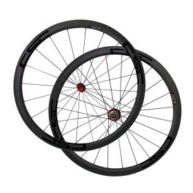 SAT 23mm,25mm width U Shape 38mm Clincher Road Bike Chinese Carbon Wheels R36 Straight Pull Hub Sapim CX-Ray Spokes 