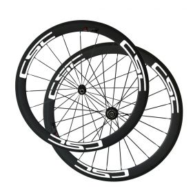 SAT Toray T800 50mm Cycling Fiber Carbon Wheels  Clincher Tubeless Ready  With Novatec Light Hub