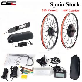 In Spain ebike Kit 36V 48V e-bike e Bike Wheel Hub Motor Electric Bicycle Bike Conversion Kit Bicicleta Electrica