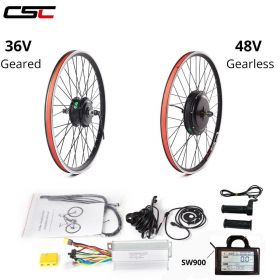 Ebike Conversion Kit 36V 48V 350W 1500W Motor Bike Wheel 26 27.5 29 Inch 700C