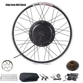 CSC Electric bicycle kit  48V 1000W 1500W EBike Conversion kit Rear Motor Wheel 26 27.5 29inch 700C Ship From USA Stock